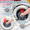 propuri Upgraded 3in1 Kitchen Sink Drain Strainer & Sink Stopper, Stainless Steel Kitchen Drain Plug , Cover with Anti-Clogging Basket Strainer, Fit US Standard 3-1/2'' Sink Drain Hole, Silver