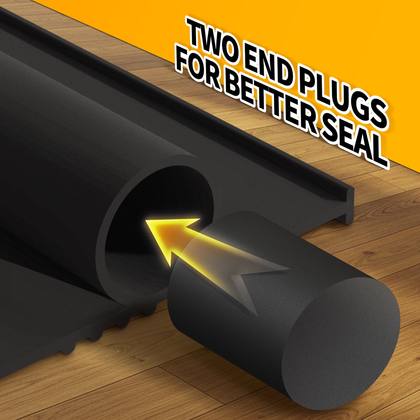 propuri Garage Door Seals Bottom Rubber,Weather Stripping Kit Seal Strip Replacement, 5/16 Inch T-End, 3.74 Inch Width (22Ft, Black)