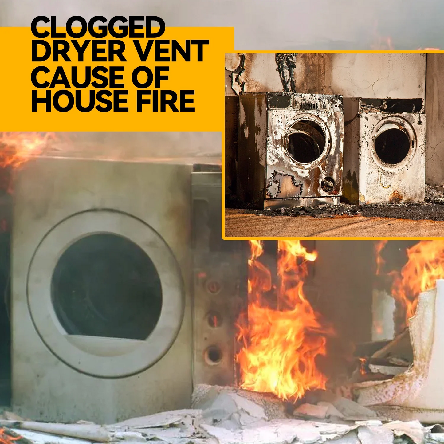 propuri Dryer Vent Cleaner Kit Vacuum Hose Attachment Brush, Lint Remover, Blue