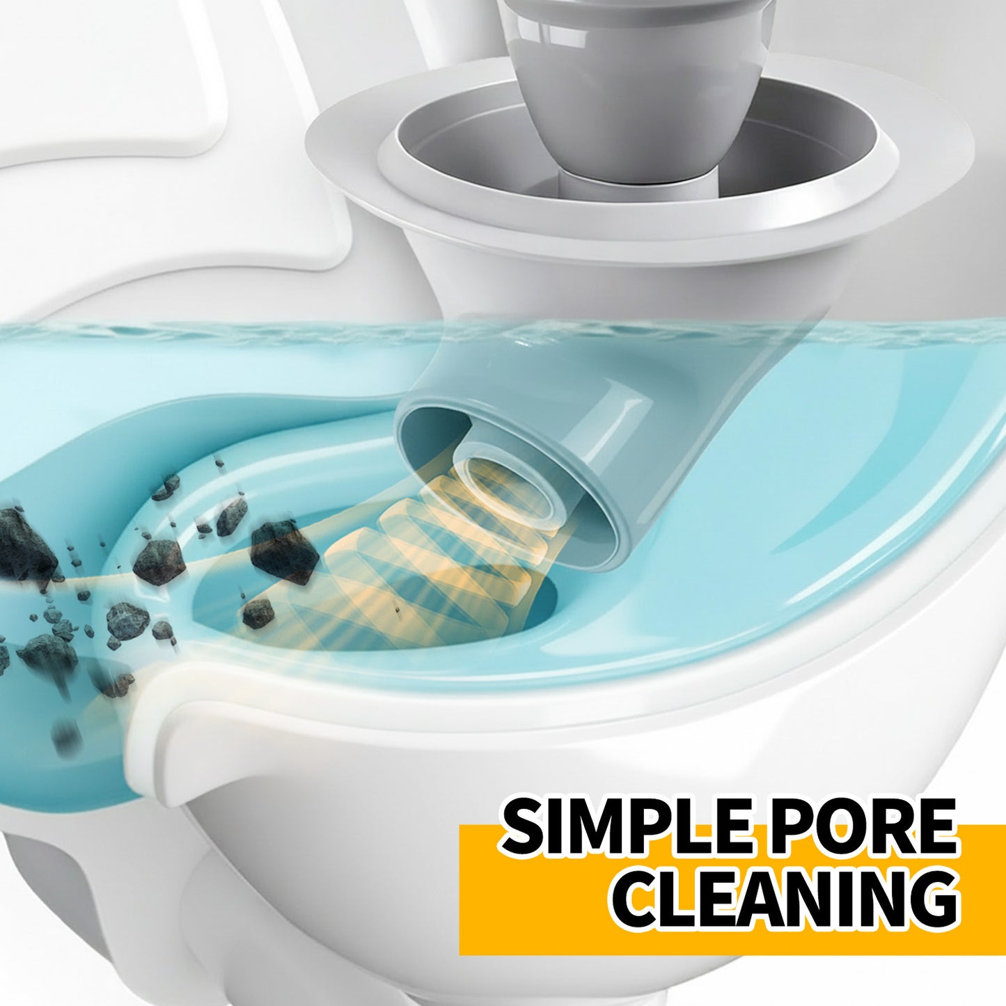 propuri High Pressure Powerful Pump Multi-Drain Plunger Bathroom Kitchen Toilet Shower Sinks,Gray