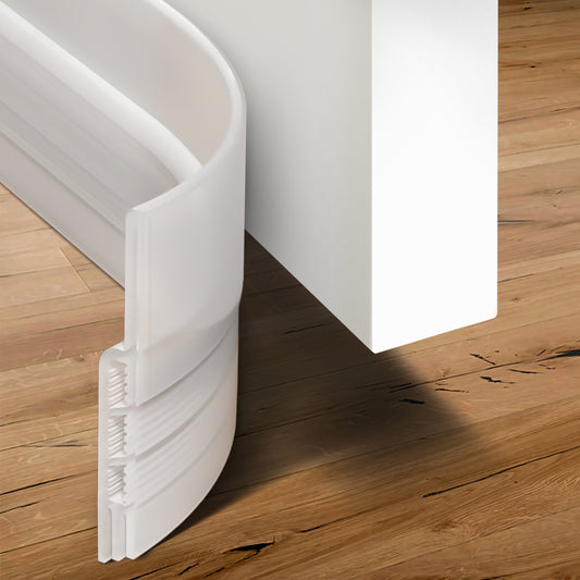 propuri Door Draft Stopper Under Door Draft Blocker Insulator Door Sweep Weather Stripping Noise Stopper ,Tansparent