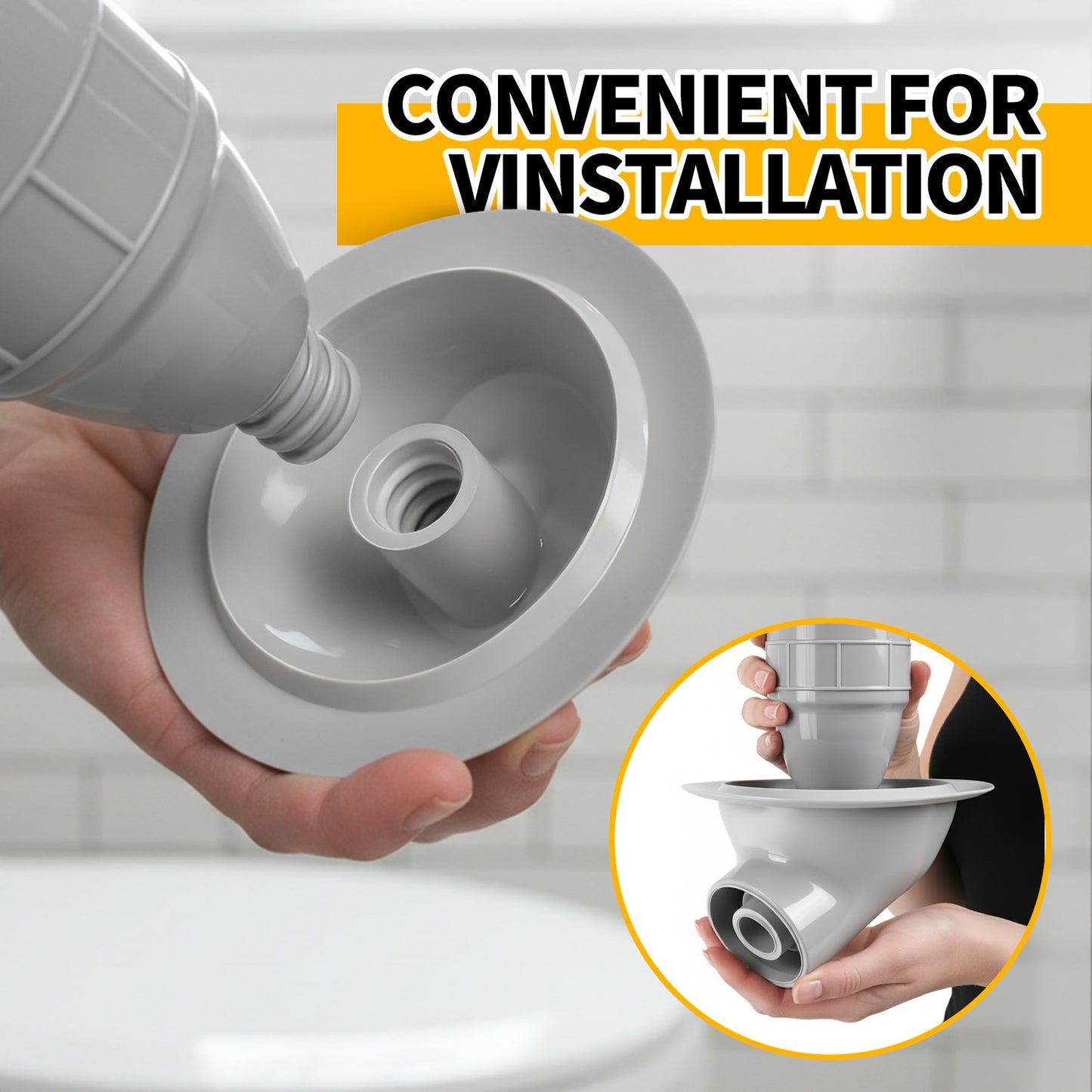 propuri High Pressure Powerful Pump Multi-Drain Plunger Bathroom Kitchen Toilet Shower Sinks,Gray