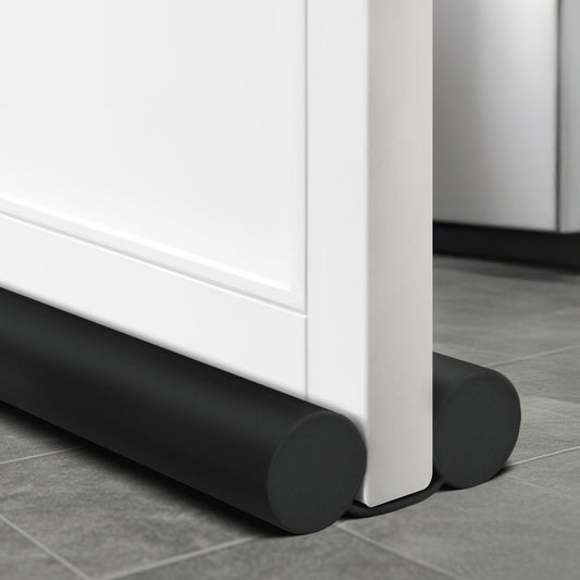 NSTB Door Draft Stopper, Breeze Blocker Adjustable Door Sweeps, 2" Foam Strip for Doors 32" to 36", Grey